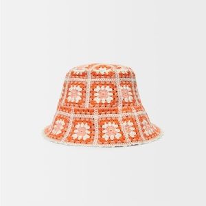 Maje Crochet Bucket Hat NWT